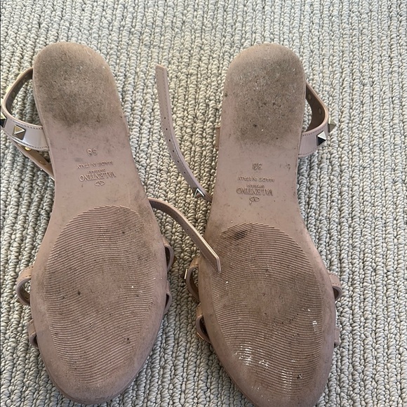 Valentino Pink Studded Gladiator Sandals - Picture 3 of 5